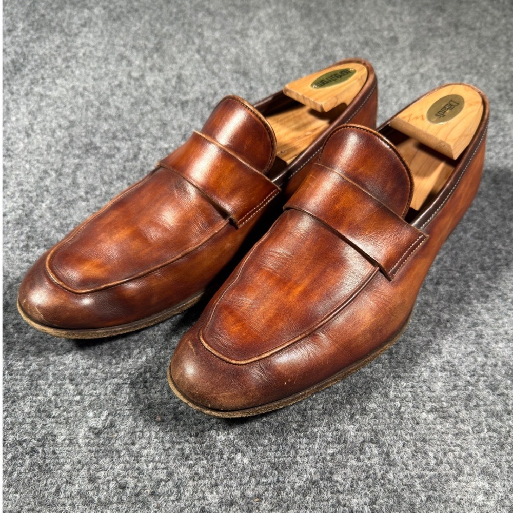 Magnanni Flex Daniel Penny Loafers Men's Size US 9.5 Cuero Brown